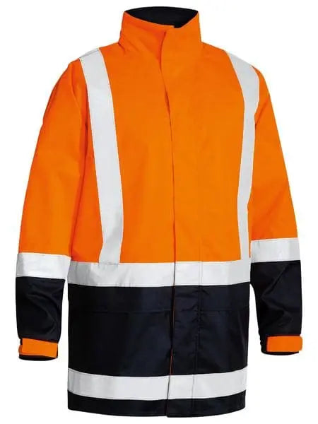 Bisley Taped Hi Vis Recycled Rain Shell Jacket BJ6766T - City Workwear