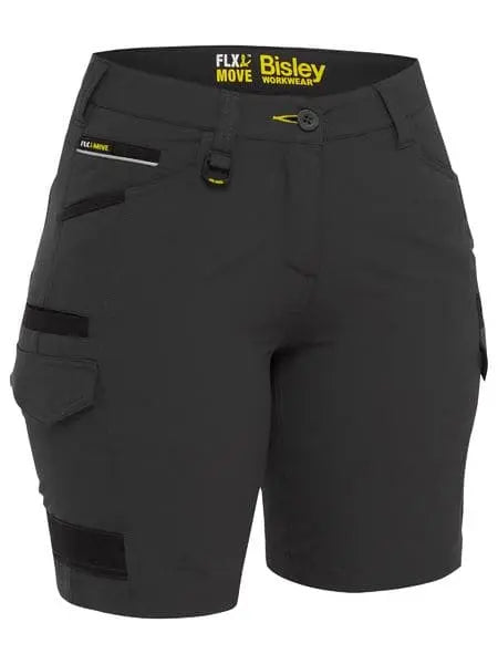 Bisley Women's Flex & Move 4 Way Stretch Cargo Shorts BSHL1332 - City Workwear
