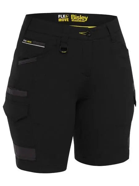 Bisley Women's Flex & Move 4 Way Stretch Cargo Shorts BSHL1332 - City Workwear