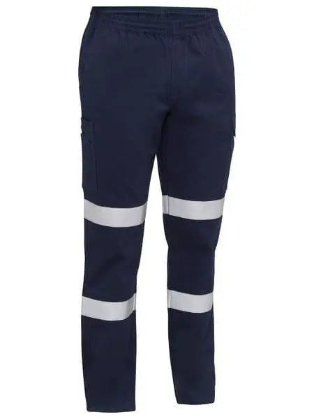 Bisley Stretch Taped Cotton Elastic Waist Cargo Work Pants BPC6029T - City Workwear