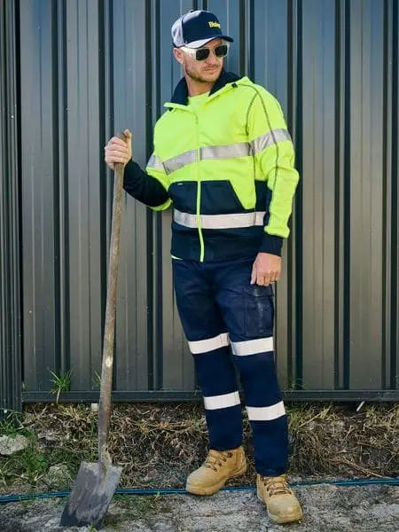 Bisley Stretch Taped Cotton Elastic Waist Cargo Work Pants BPC6029T - City Workwear