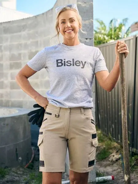 Bisley Women's Flex & Move 4 Way Stretch Cargo Shorts BSHL1332 - City Workwear