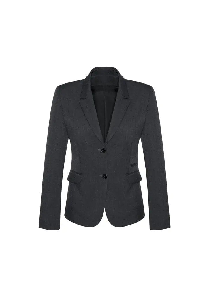 Biz Corporates Womens 2 Button Mid Length Jacket 64019 - Flash Uniforms