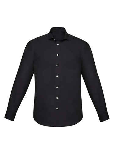 Biz Corporates Charlie Mens Slim Fit L/S Shirt RS969ML - Flash Uniforms