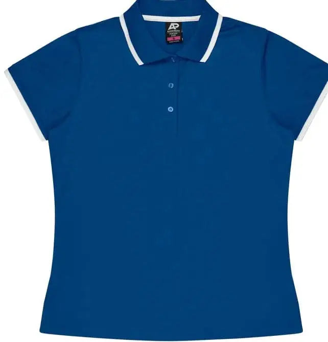 Aussie Pacific Portsea Lady Polo Shirt 2321 Aussie Pacific ROYAL/WHITE 6