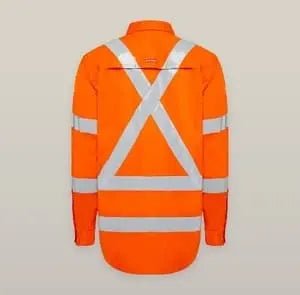 Hard Yakka Women's Taped Hi Vis Core X Back Shirt Y08420 - City Workwear