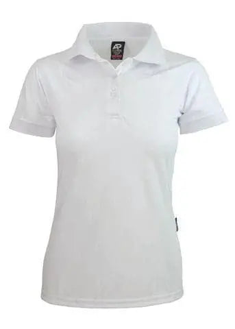 Aussie Pacific Ladies Lachlan Polo Shirt 2314 Casual Wear Aussie Pacific White 6