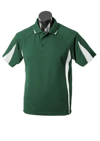 Aussie Pacific Men's Eureka Polo Shirt 1304 Casual Wear Aussie Pacific Bottle/White/Ashe S