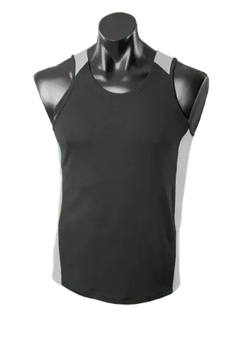 Aussie Pacific Premier Kids Singlet 3101 Casual Wear Aussie Pacific Black/Ashe 6