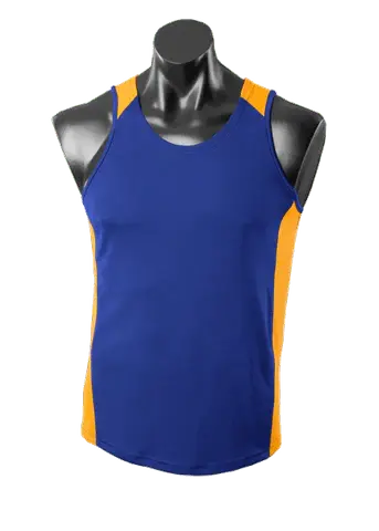 Aussie Pacific Premier Kids Singlet 3101 Casual Wear Aussie Pacific Royal/Gold 6
