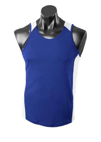 Aussie Pacific Premier Kids Singlet 3101 Casual Wear Aussie Pacific Royal/White 6
