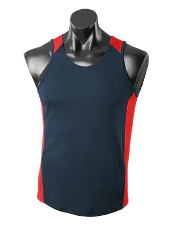 Aussie Pacific Premier Kids Singlet 3101 Casual Wear Aussie Pacific Navy/Red 6