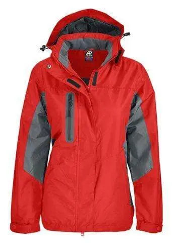 Aussie Pacific Women's Sheffield Jacket 2516 Casual Wear Aussie Pacific Red/Grey 8
