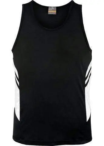 Aussie Pacific Tasman Kids Singlet 3111 Casual Wear Aussie Pacific Black/White 4