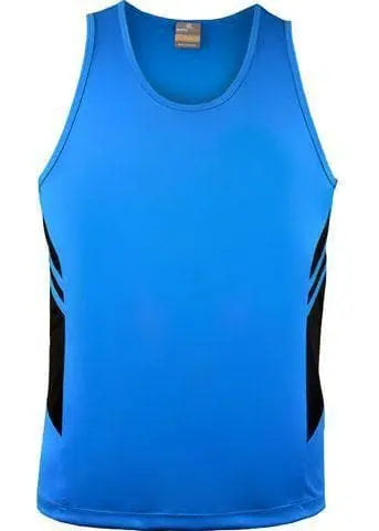 Aussie Pacific Tasman Kids Singlet 3111 Casual Wear Aussie Pacific Cyan/Black 4
