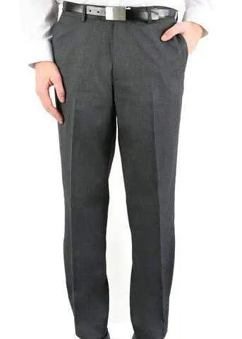 Aussie Pacific Flat Front Men's Trousers 1800 Corporate Wear Aussie Pacific Charcoal 72R