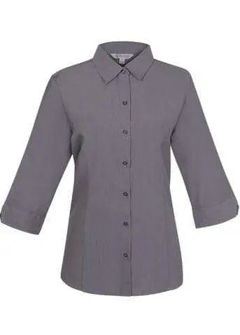 Aussie Pacific Ladies Belair 3/4 Sleeve Shirt 2905T Corporate Wear Aussie Pacific Ash 4