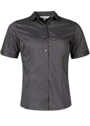 Aussie Pacific Ladies Short Sleeve Work Shirt 2903S Corporate Wear Aussie Pacific Black 4