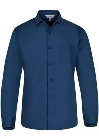 Aussie Pacific Men's Belair Long Sleeve Shirt 1905L Corporate Wear Aussie Pacific Navy XXS