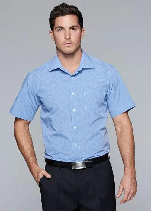 Aussie Pacific Men's Toorak Short Sleeve Shirt 1901S Corporate Wear Aussie Pacific