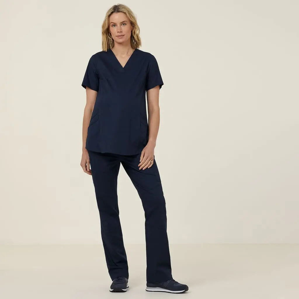 Next-gen Antibacterial Maternity Scrub Top CATULJ-MDN - City Workwear