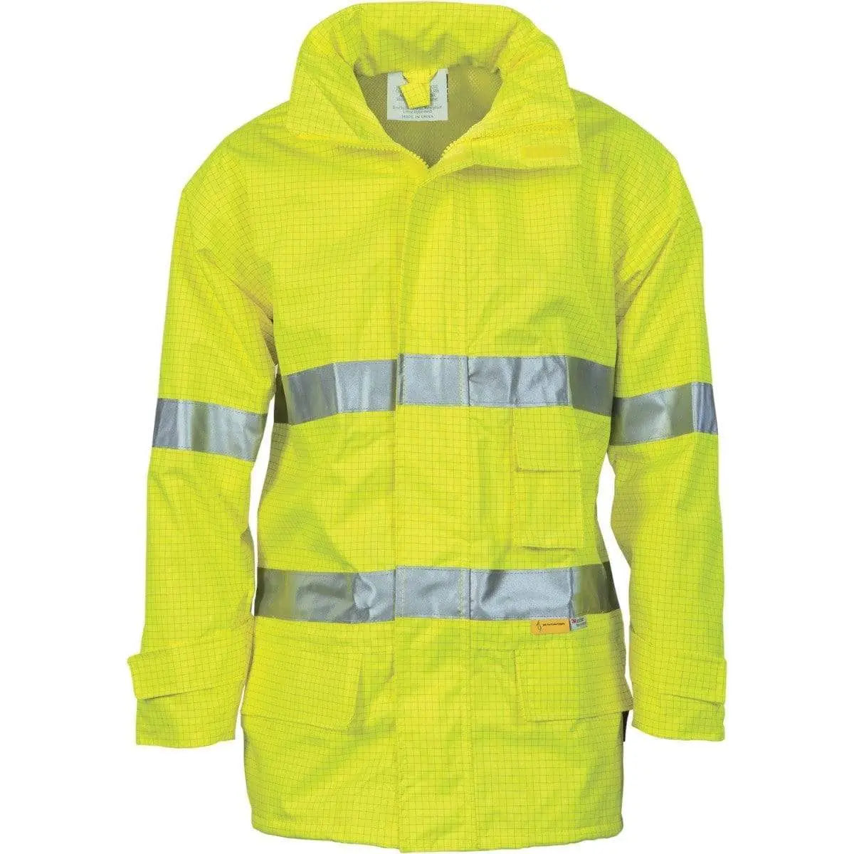 DNC Workwear Work Wear Yellow / S DNC WORKWEAR Hi-Vis Breathable Anti-Static Jacket with 3M Reflective Tape 3875