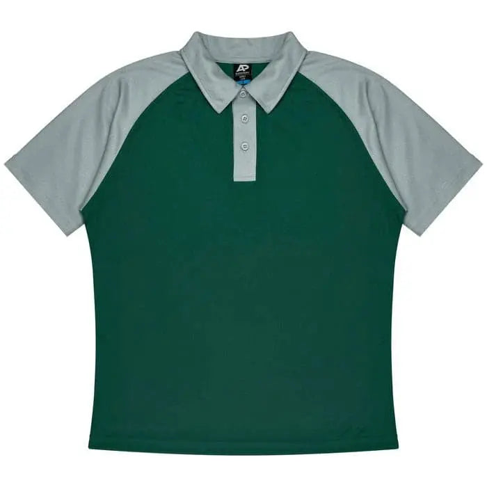 Aussie Pacific Manly Kids Polo Shirt 3318 Aussie Pacific BOTTLE/SILVER 4