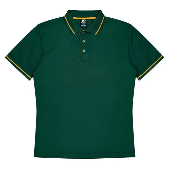Aussie Pacific Cottesloe Men's Polo Shirt 1319 Aussie Pacific BOTTLE/GOLD S