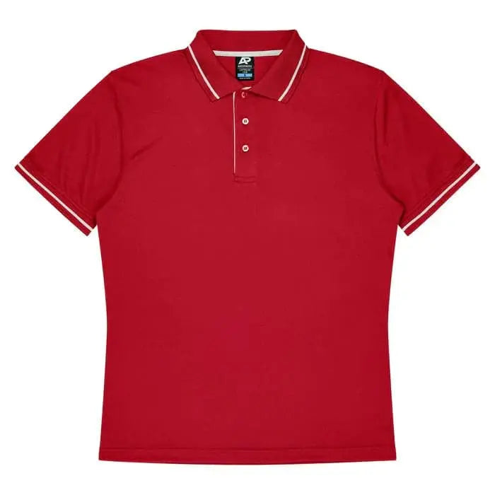 Aussie Pacific Cottesloe Men's Polo Shirt 1319 Aussie Pacific RED/WHITE S