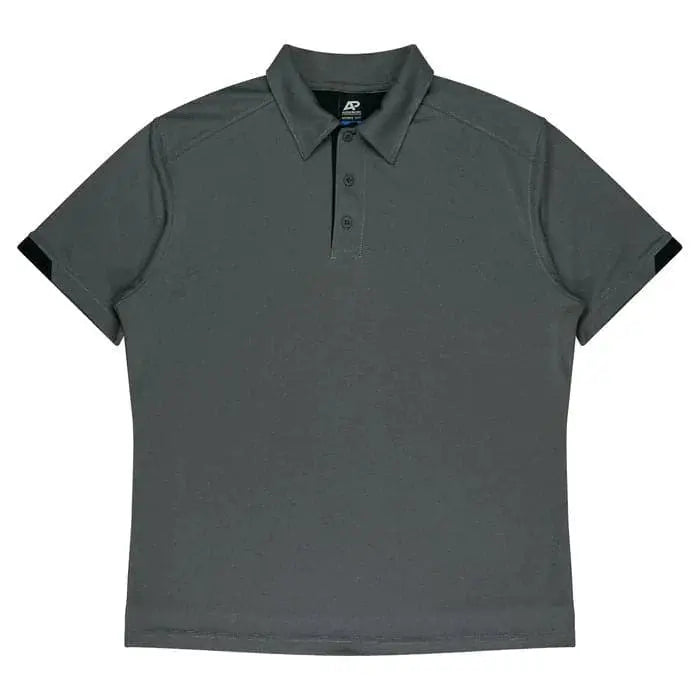 Aussie Pacific Morris Men's Polo Shirt 1317 Aussie Pacific SLATE/BLACK S