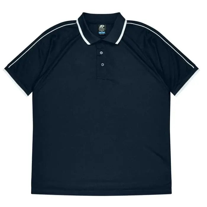 Aussie Pacific Double Bay Men's Polo Shirt 1322 Aussie Pacific NAVY/WHITE S