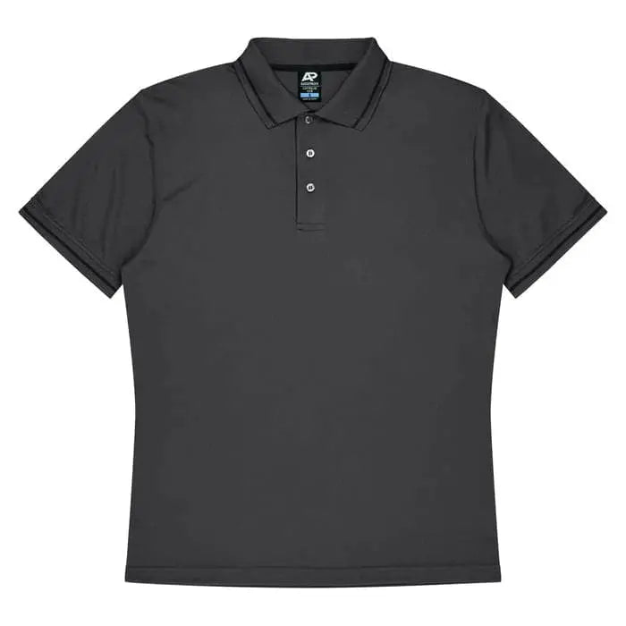 Aussie Pacific Cottesloe Kids Polo Shirt 3319 Aussie Pacific SLATE/BLACK 4