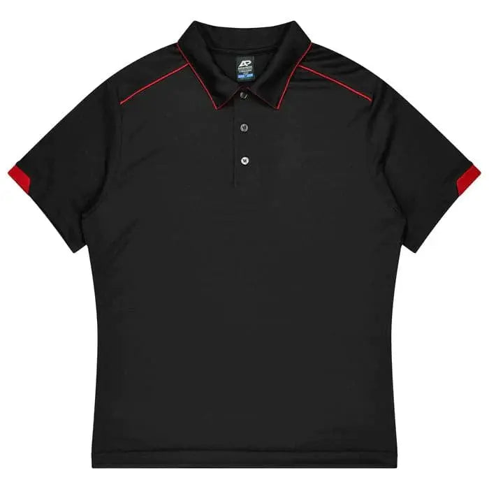 Aussie Pacific Currumbin Kids Polo Shirt 3320 Aussie Pacific BLACK/RED 4