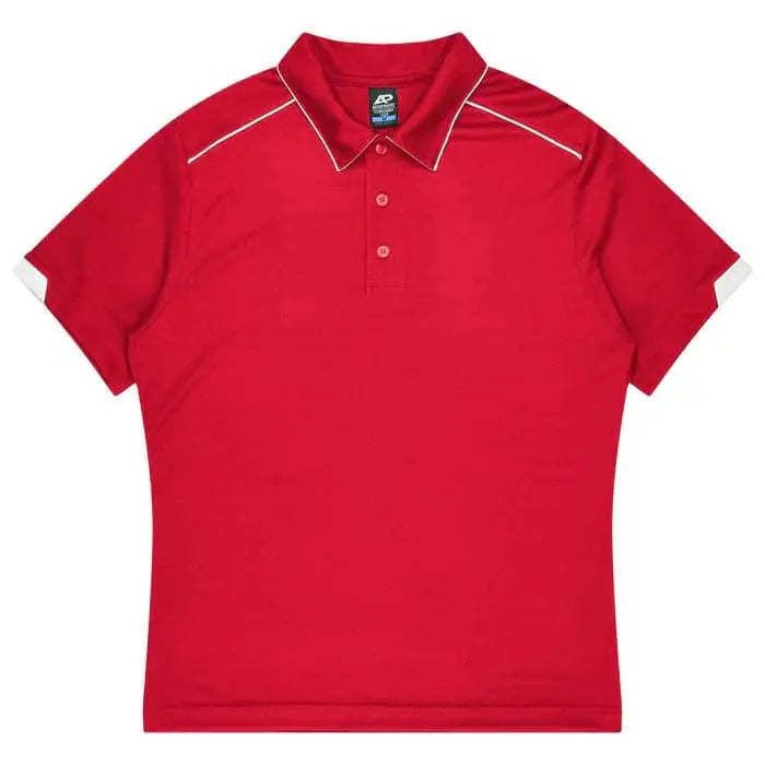 Aussie Pacific Currumbin Kids Polo Shirt 3320 Aussie Pacific RED/WHITE 4