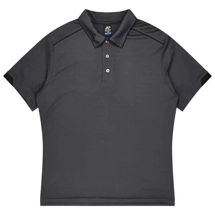 Aussie Pacific Currumbin Kids Polo Shirt 3320 Aussie Pacific SLATE/BLACK 4