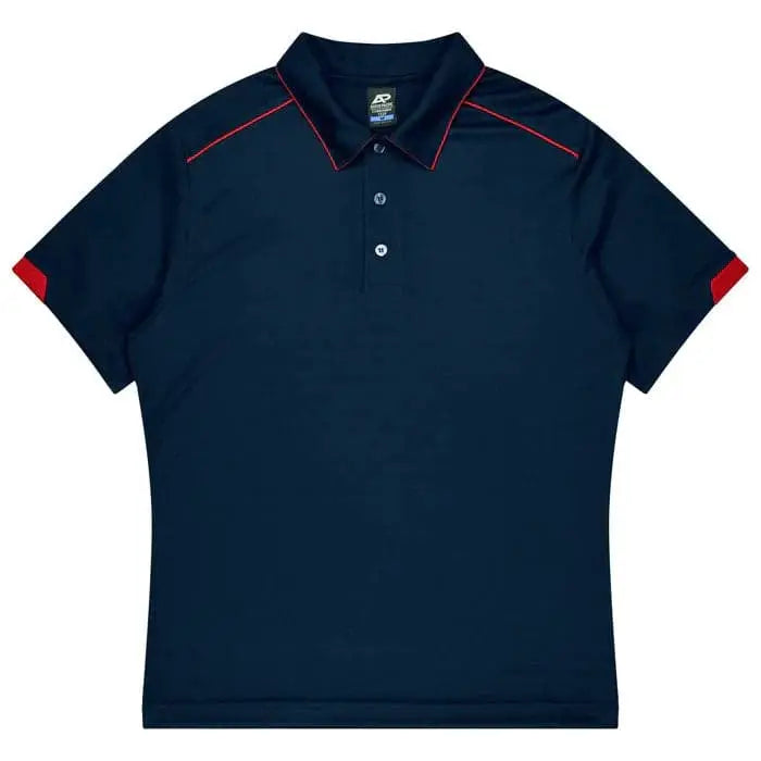 Aussie Pacific Currumbin Kids Polo Shirt 3320 Aussie Pacific NAVY/RED 4