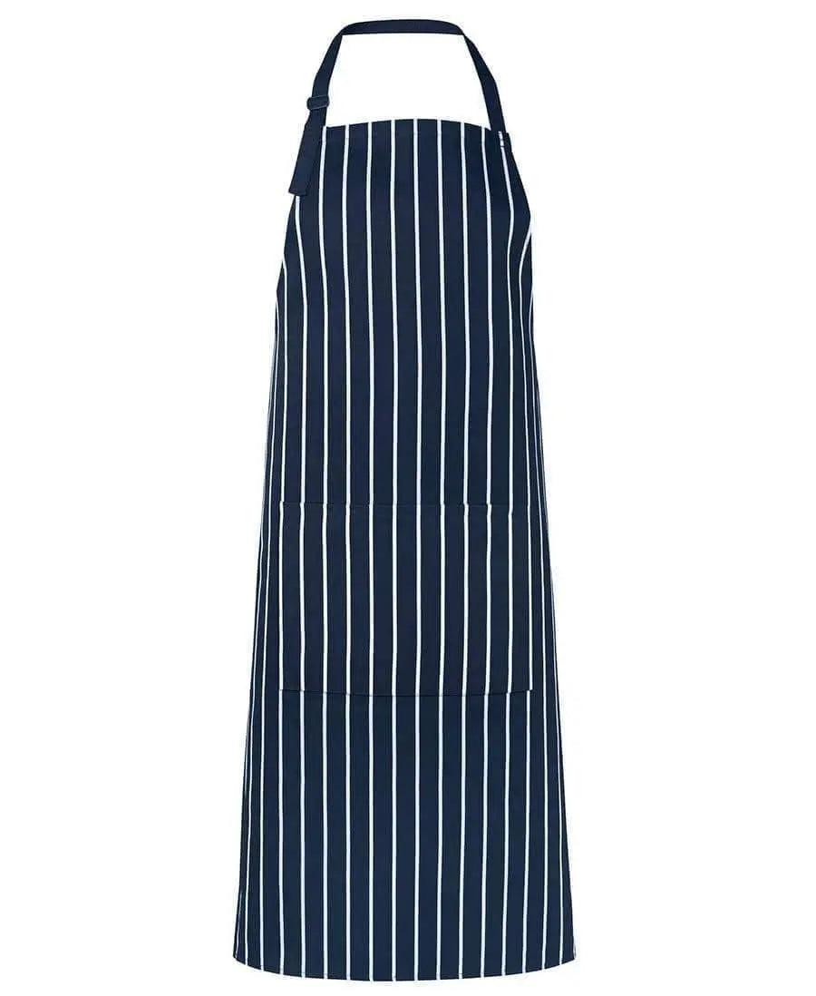 Jb's Wear Hospitality & Chefwear Navy/White / BIB 86 x 93cm JB'S Bib Striped Apron 5BS