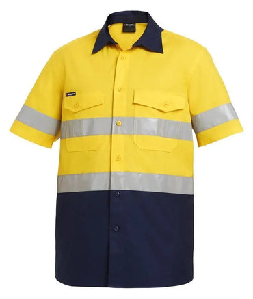 KingGee Work Wear KingGee Workcool 2 Reflective Spliced Shirt S/S K54885