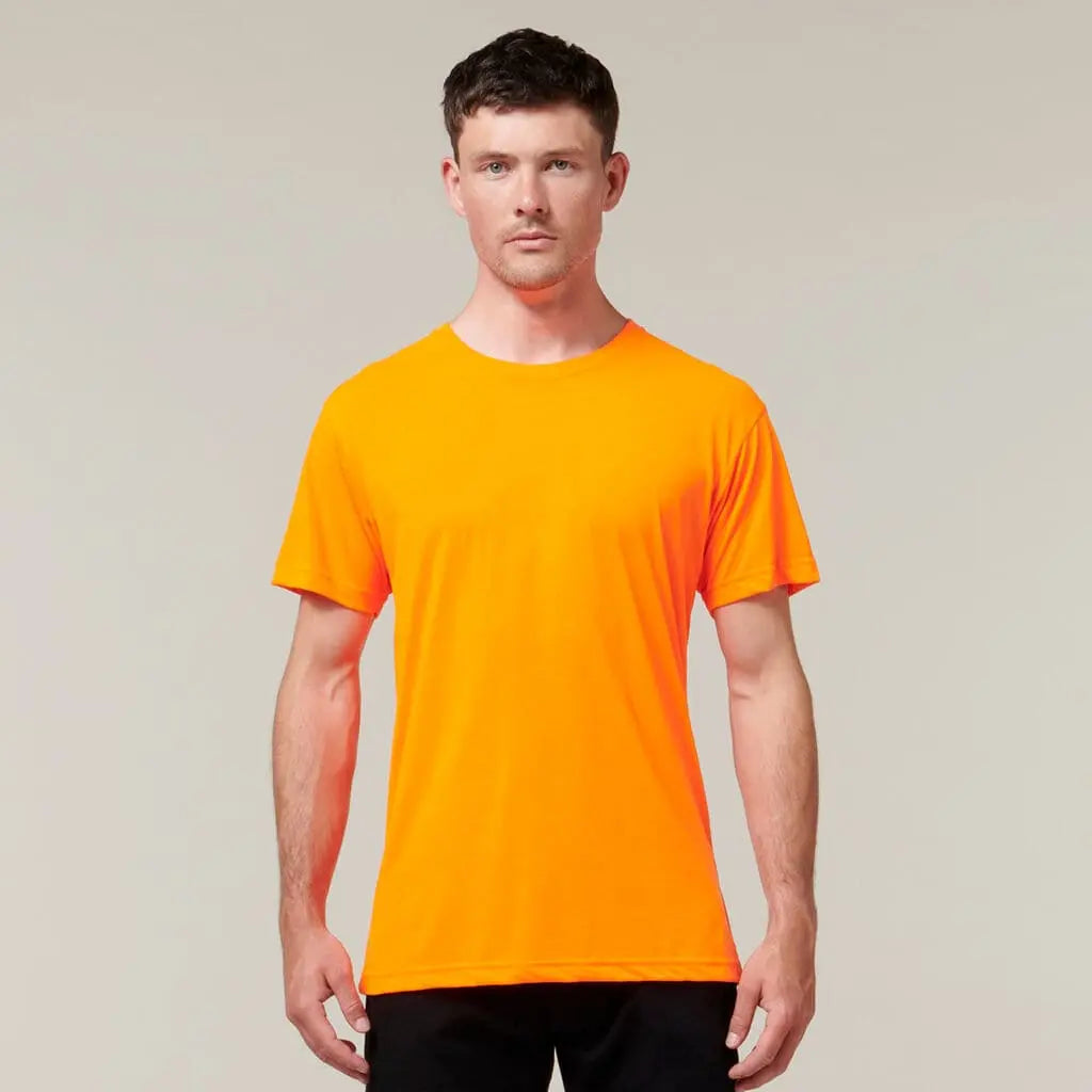 Hard Yakka 3056 Short Sleeve Neon Tee Y19575 - City Workwear