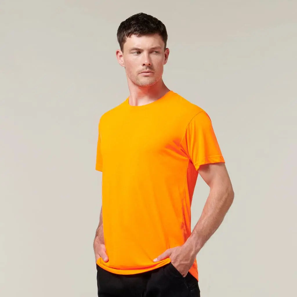 Hard Yakka 3056 Short Sleeve Neon Tee Y19575 - City Workwear