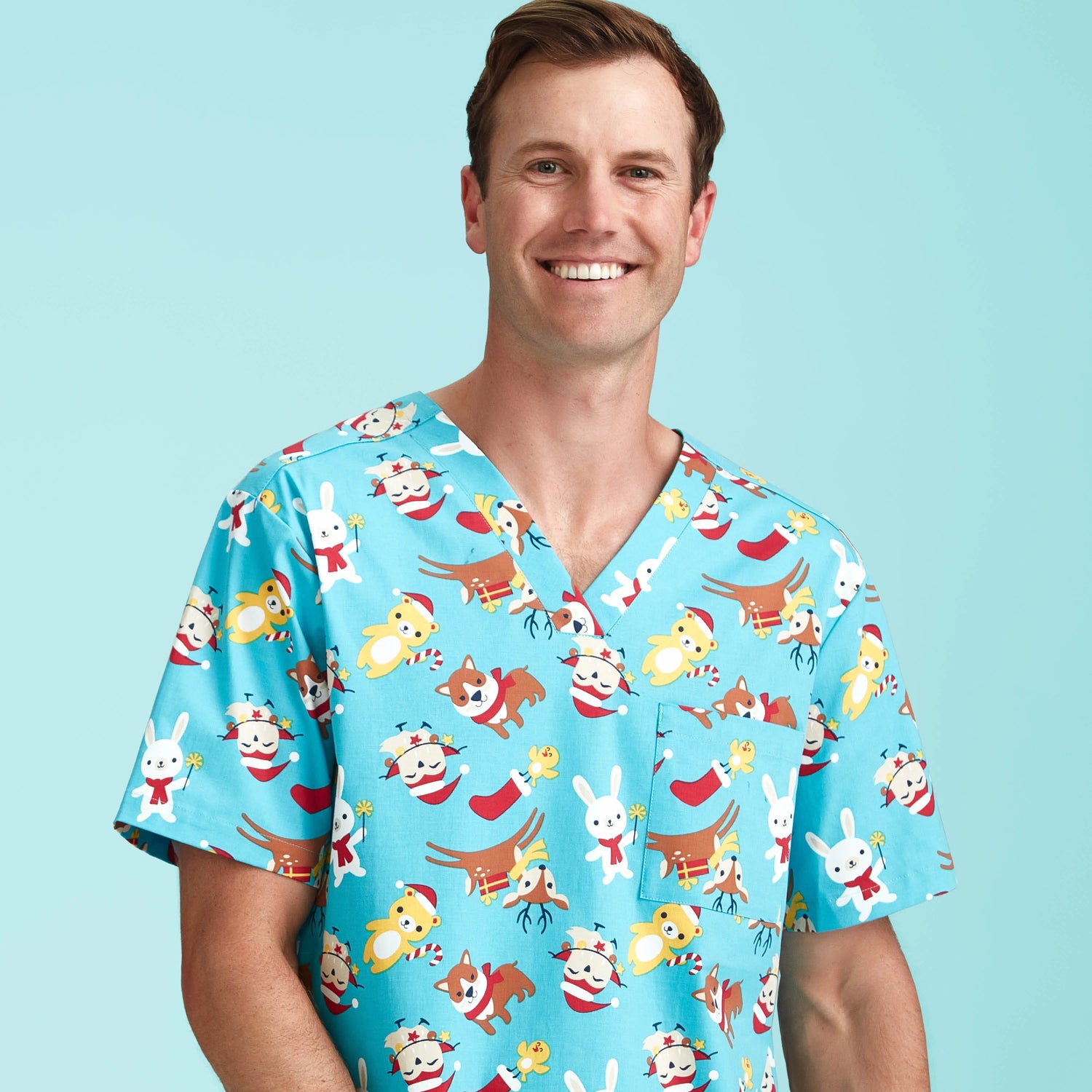 Printed Fun Scrubs