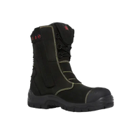 King Gee Bennu Rigger 9" Side Zip Work Boots Wheat K27173 