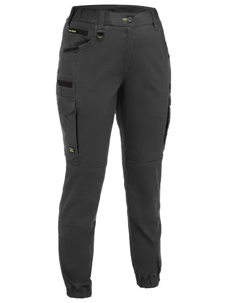 Bisley Women's Flex & Move Elastic Waist Cuffed Pants BPCL6237  Metro Workwear