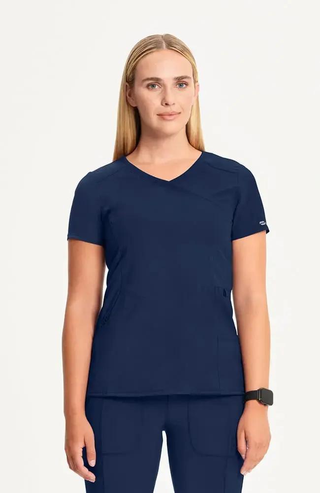 Cherokee Infinity Women's Mock Wrap Scrub Top 2625A  Simply Scrubs Australia