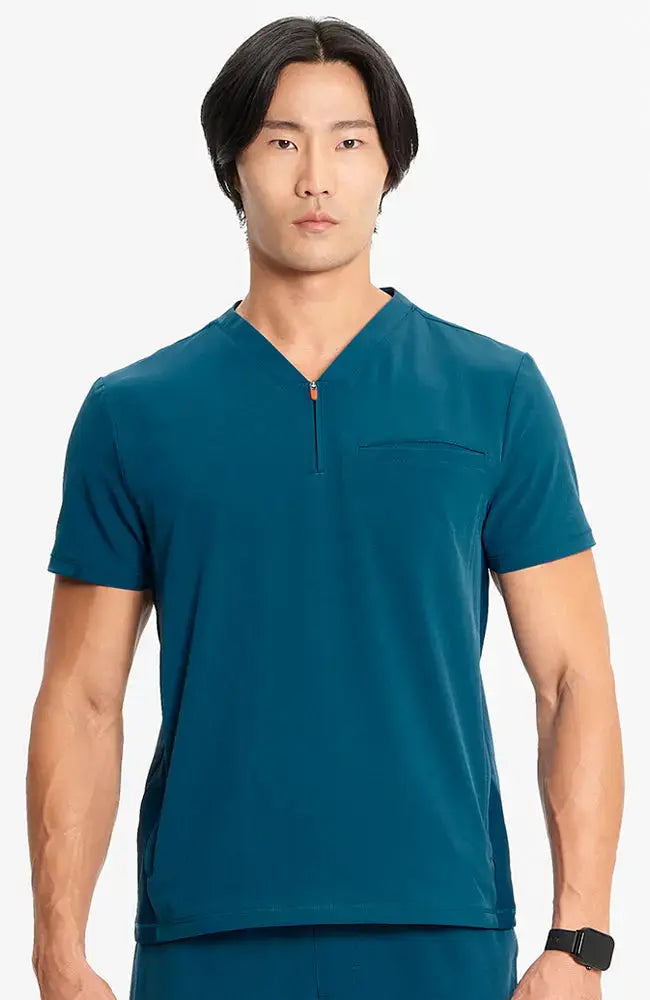 Cherokee Infinity Men's Zip Up Scrub Top IN702A  Simply Scrubs Australia