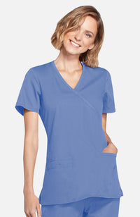 Cherokee Original Women's Mock Wrap Scrub Top WW650