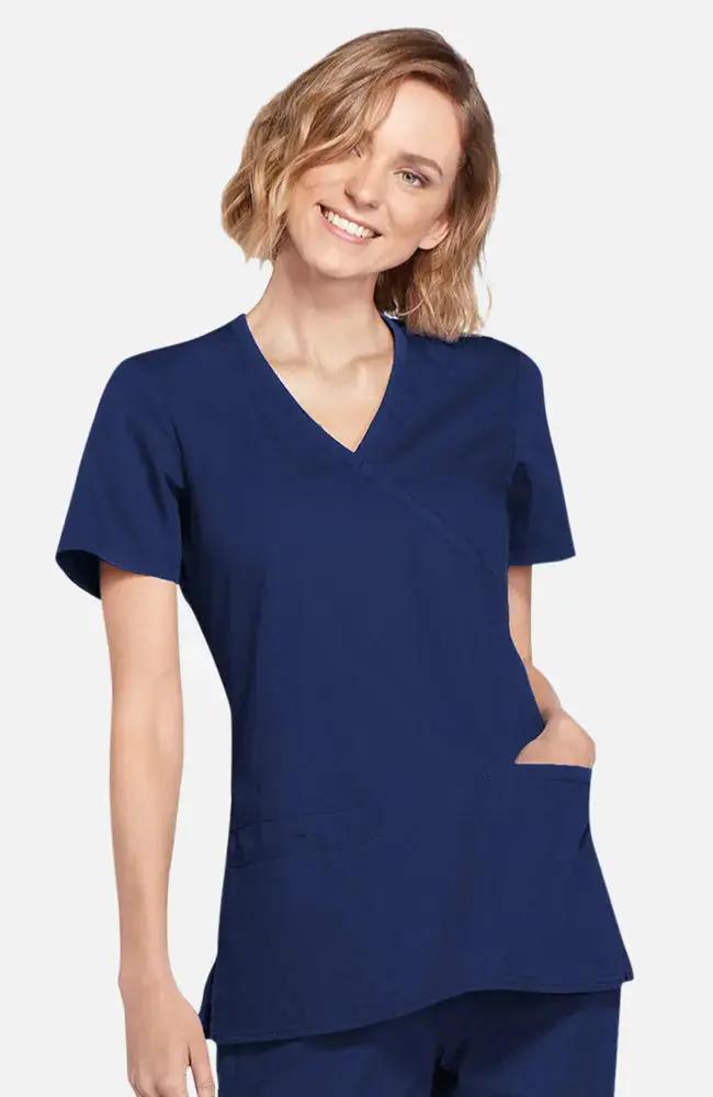 Cherokee Original Women's Mock Wrap Scrub Top WW650  Simply Scrubs Australia