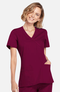 Cherokee Original Women's Mock Wrap Scrub Top WW650