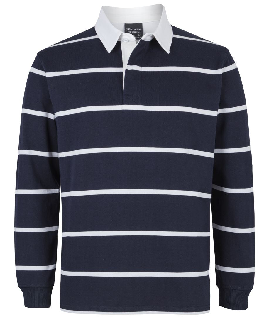 Jb's Yarn Dyed Rugby Polo Shirt 3RYD