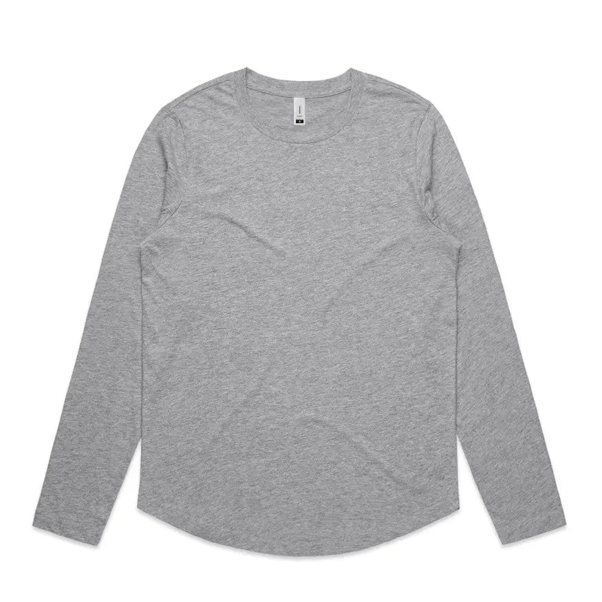 As Colour Women's Curve Logn Sleeve Tees 4055 As Colour
